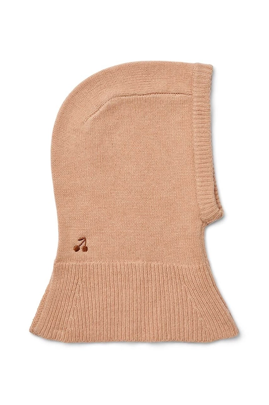 Liewood fular circular din lână pentru copii Azalea Balaclava LW19201 roz AW24