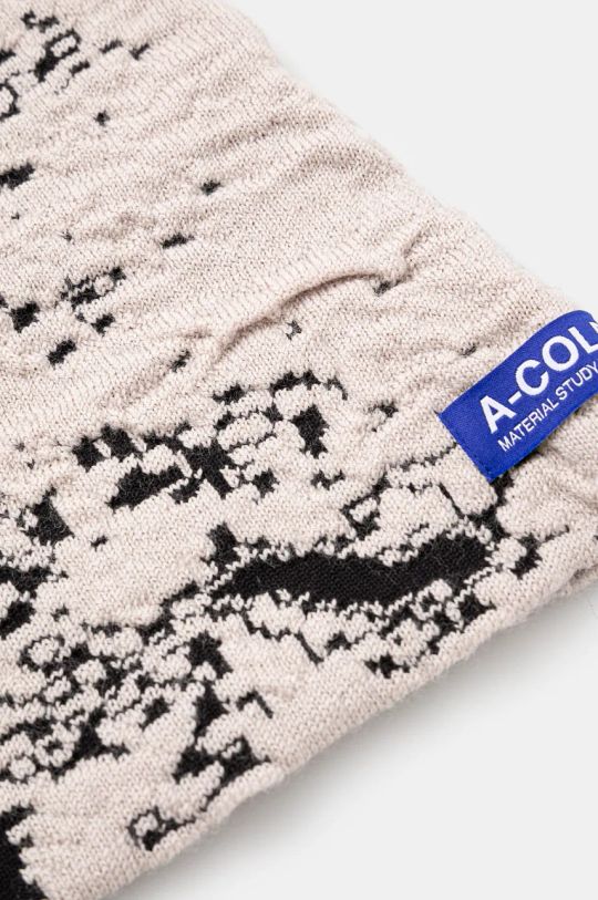 A-COLD-WALL* cagulă din lână Composite Balaclava ACWUA208 bej AW24