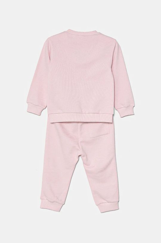 Дитячий бавовняний спортивний костюм United Colors of Benetton 3J68GK00K.P.Seasonal рожевий AW24