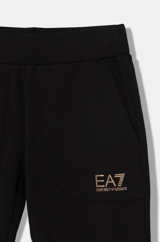 BIMBA EA7 Emporio Armani tuta da ginnastica 6DFV02.FJZEZ nero