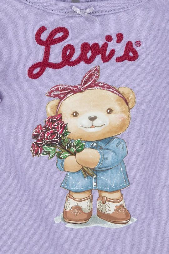 Levi's compleu bebe TEE & FLARE JEAN SET violet 1EK966