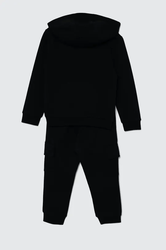 Дитячий спортивний костюм adidas Originals HOODIE FZ CARGO IW1019 чорний AW24