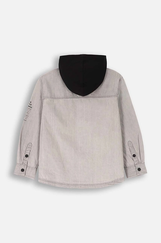 Coccodrillo camicia di cotone per bambini ZC4136401WBJ grigio AW24