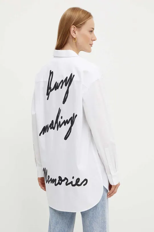 λευκό Βαμβακερό πουκάμισο MAX&Co. x Pietro Terzini Γυναικεία