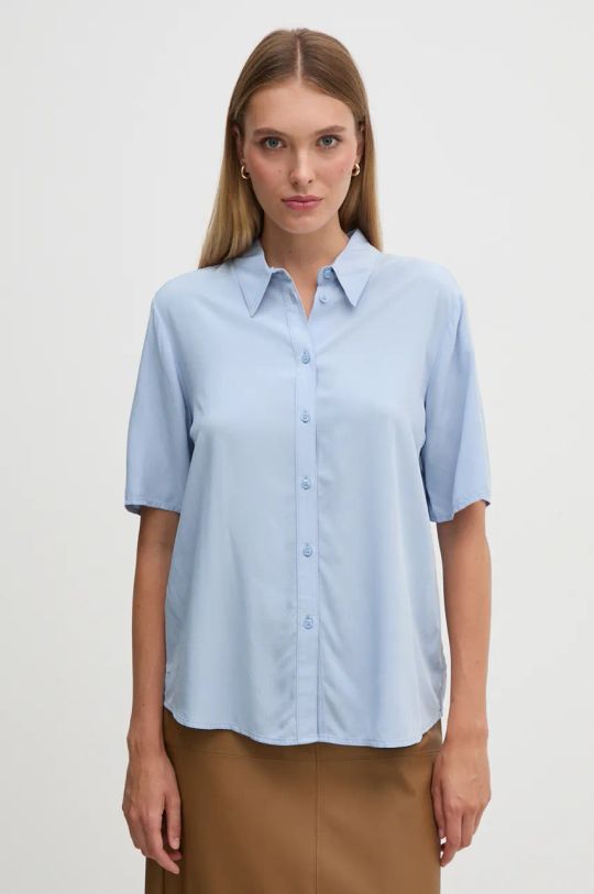 United Colors of Benetton camicia blu 5WPWDQ092