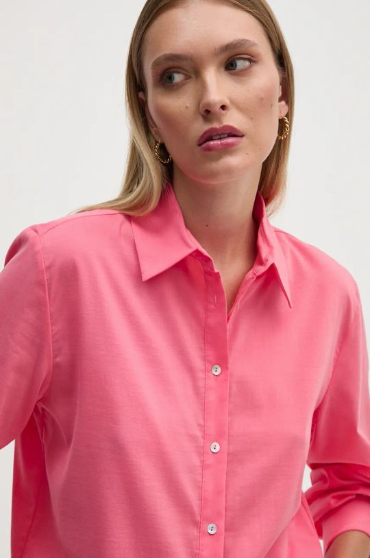 United Colors of Benetton camicia rosa 5LLEDQ0A7