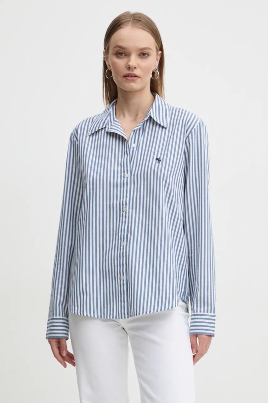 Abercrombie & Fitch camicia lunga blu KI140.4439.204