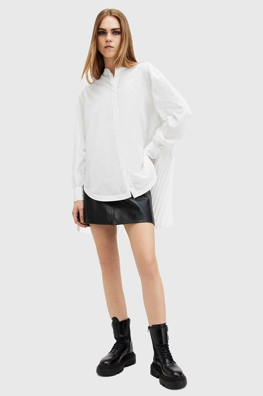 AllSaints camicia PERCY SHIRT W004PB bianco