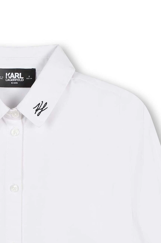 Karl Lagerfeld camicia per bambini bianco Z30217.156.162