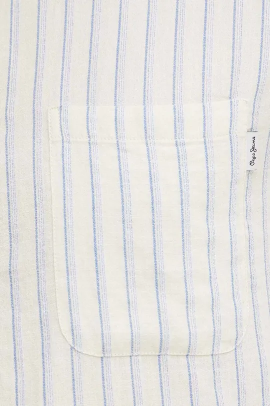 Bavlnená košeľa Pepe Jeans MACO béžová
