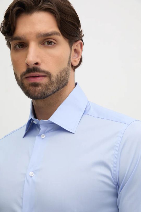 United Colors of Benetton camicia 5X3LUQ049 blu