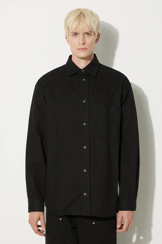 A.P.C. shirt Chemise Emilien Logo classic black COHAM.H12597.LZZ