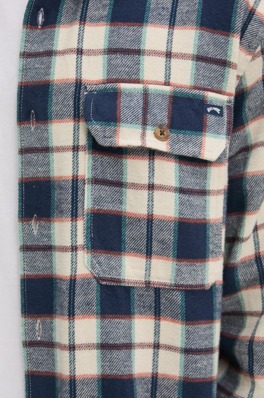 Βαμβακερό πουκάμισο Billabong Offshore Flannel ABYWT00281 σκούρο μπλε AW24