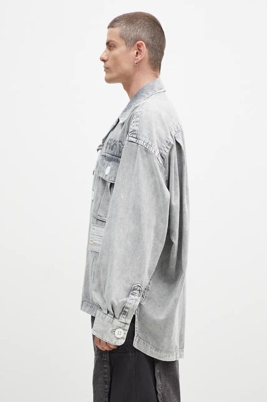 Maison MIHARA YASUHIRO denim shirt Amatur Sewn Aged A13SH082 gray AW24