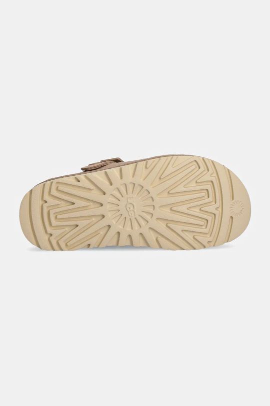 Otroški natikači iz semiša UGG Goldenstar Clog 1138252.SAN bež