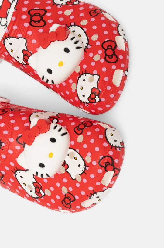 Παπούτσια Παντόφλες Crocs Classic Hello Kitty Red Clog 210575.90H κόκκινο