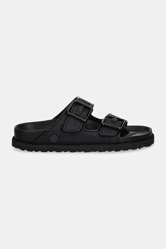 Birkenstock 1774 sliders Arizona Raffia Luxe 1028834 navy AW24