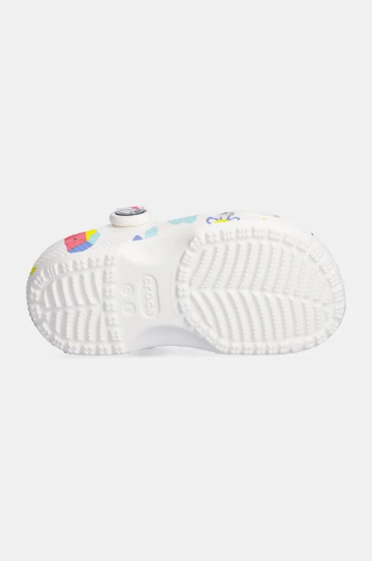 Crocs ciabattine per bambini CLASSIC DOODLE PRINT CLOG 210357.CLASSIC.DOODLE bianco