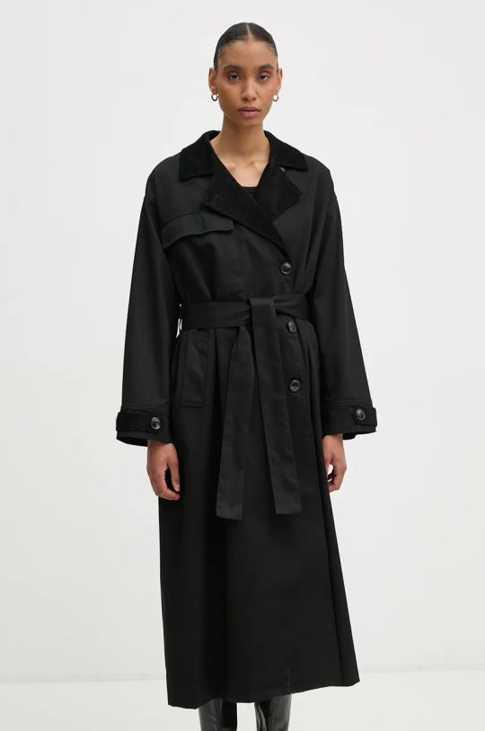 Trench kabát Résumé CairoRS 122821237 černá AW24