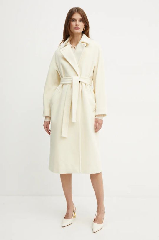 Marella cappotto in lana 2423016082200 beige AW24