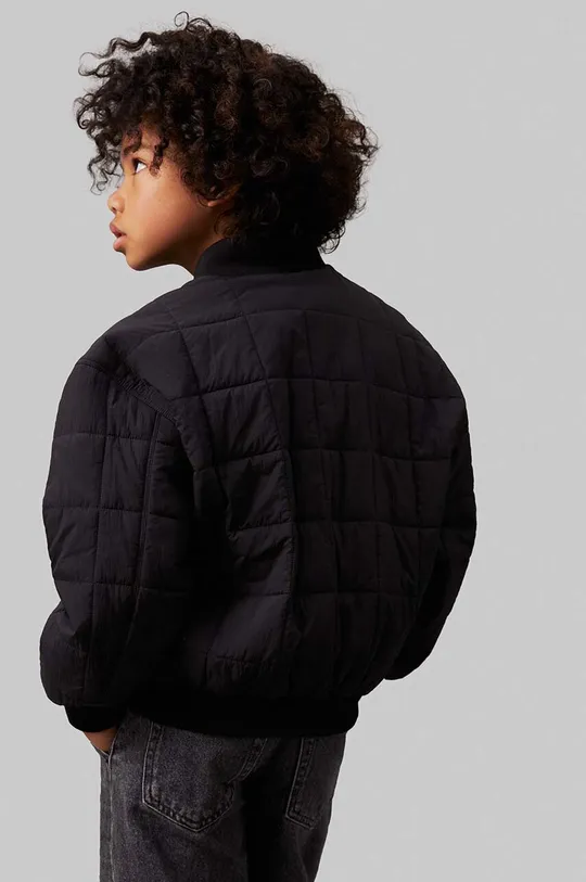 чёрный Детская куртка-бомбер Calvin Klein Jeans