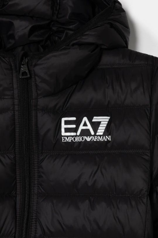 Αγορίστικα Παιδικό μπουφάν με πούπουλα EA7 Emporio Armani 8NBB05.BNGPZ μαύρο