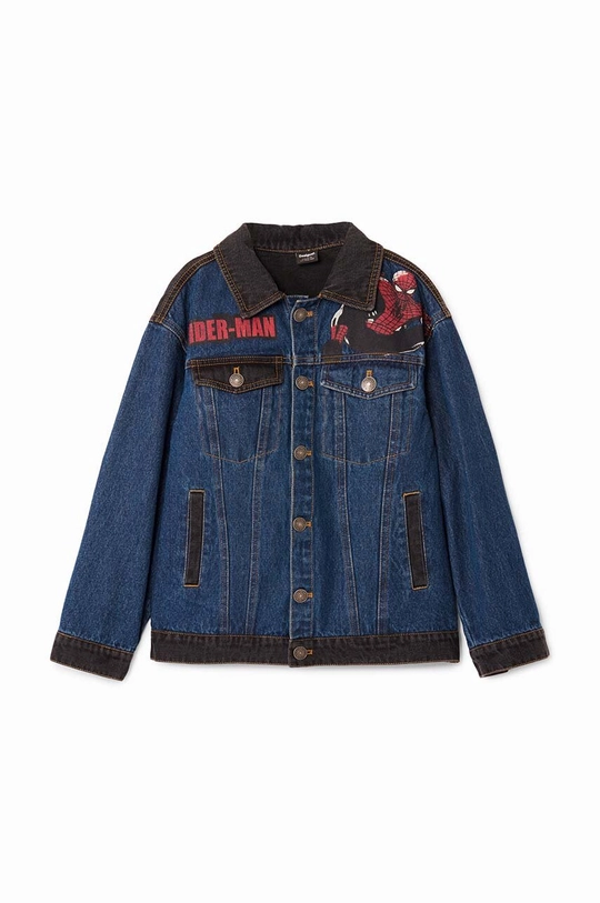 Desigual geacă de blugi pentru copii SPIDERMAN 24WBED02 bleumarin AW24