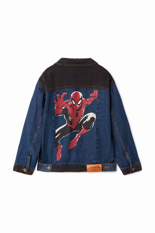 CHLAPEC Dětská riflová bunda Desigual SPIDERMAN 24WBED02 námořnická modř