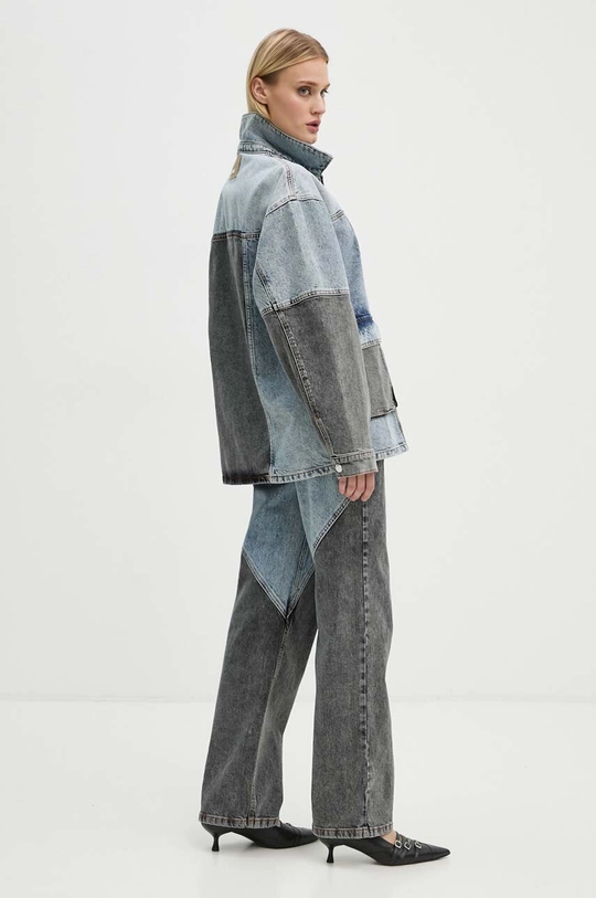 Rotate giacca di jeans Oversized Patchwork Jacket blu 1128221603