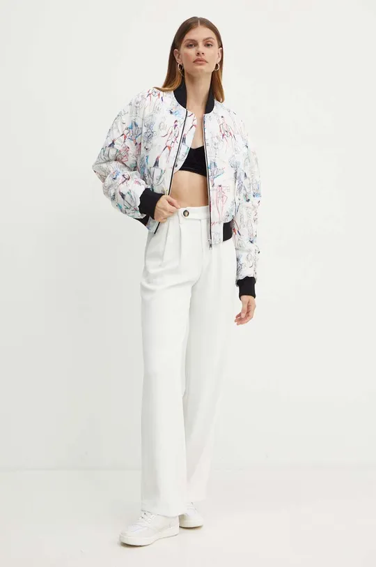 Karl Lagerfeld giacca bomber multicolore