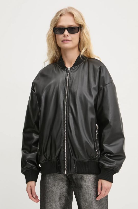 Chiara Ferragni kurtka bomber czarny 77CBSH01