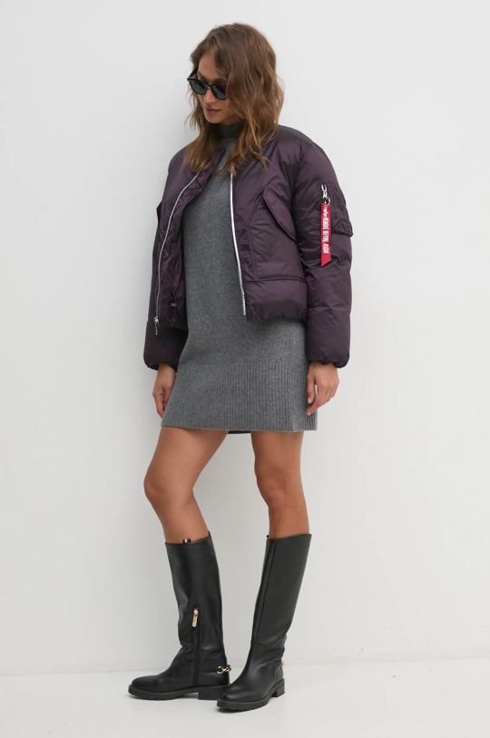 Jakna Alpha Industries 148004 vijolična AW24