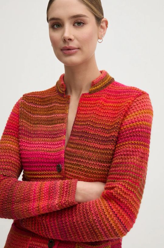 United Colors of Benetton cardigan in lana rosso 105CD6880