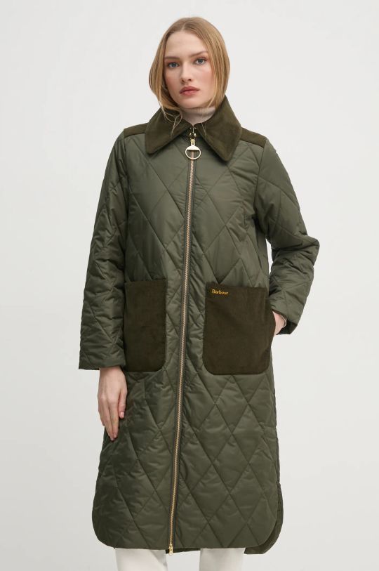 Barbour kurtka Malton Quilt bez kaptura zielony LQU1760