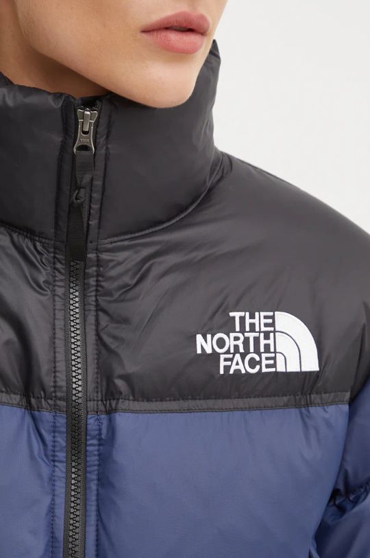 Μπουφάν με επένδυση από πούπουλα The North Face Nuptse Short Jacket NF0A5GGE92A1 σκούρο μπλε