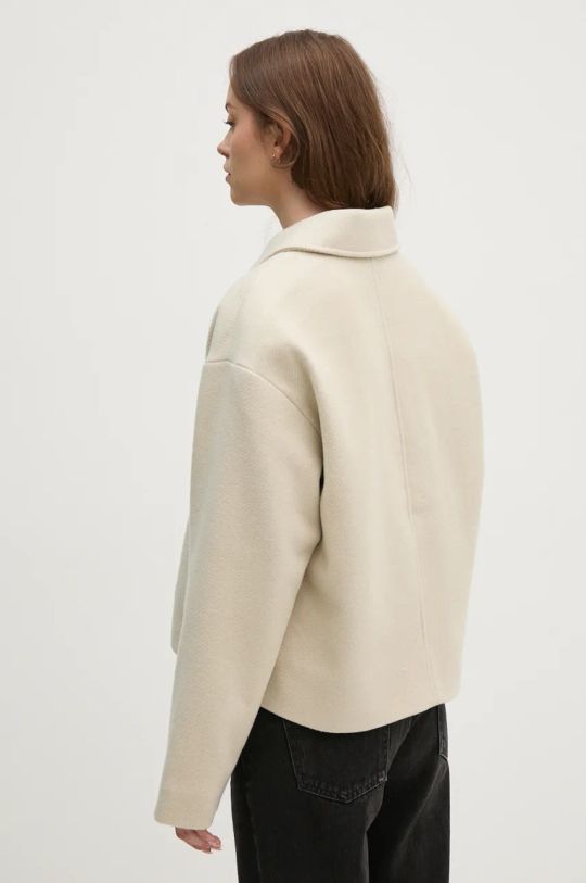 Calvin Klein Jeans cappotto in lana beige J20J224128