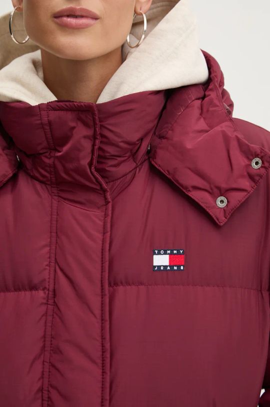 Tommy Jeans geaca de puf DW0DW18860 burgundia