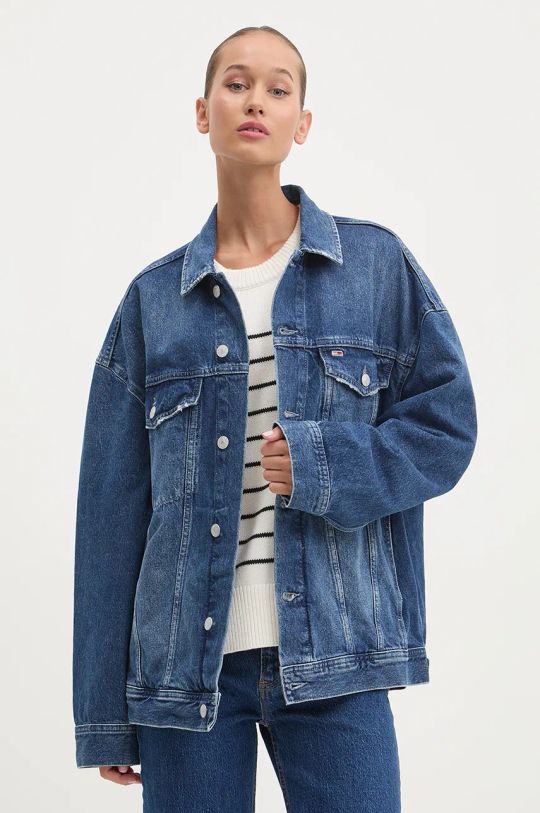 Oblečení Džínová bunda Tommy Jeans DW0DW19745 modrá