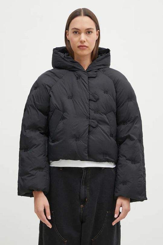 Пуховая куртка GANNI Nylon Tech Puffer Short Jacket остальные чёрный F9546