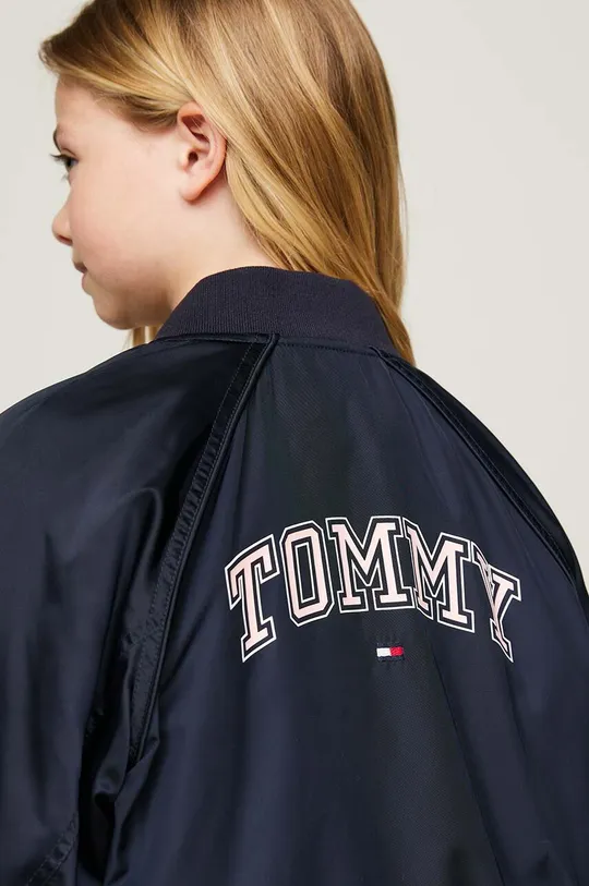 Дитяча куртка-бомбер Tommy Hilfiger темно-синій KG0KG08054.9BYH.128.176