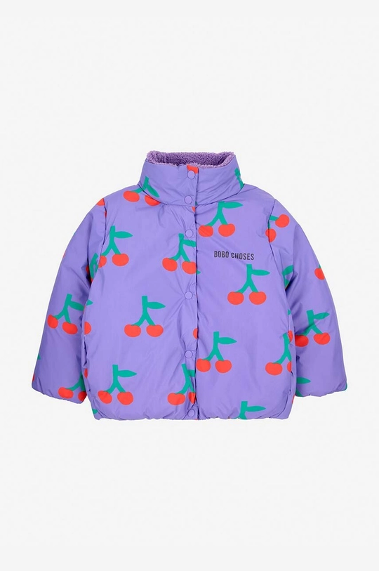 Bobo Choses geaca copii Cherry 224AC133 violet AW24