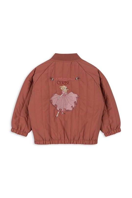 Fete Konges Sløjd geaca bomber pentru copii JUNO FRILL BOMBER JACKET KS101246 roz