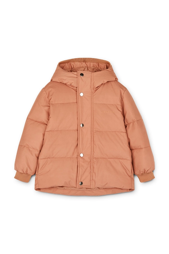 Dětská péřová bunda Liewood Palle Puffer Down Jacket LW14315.G oranžová AW24