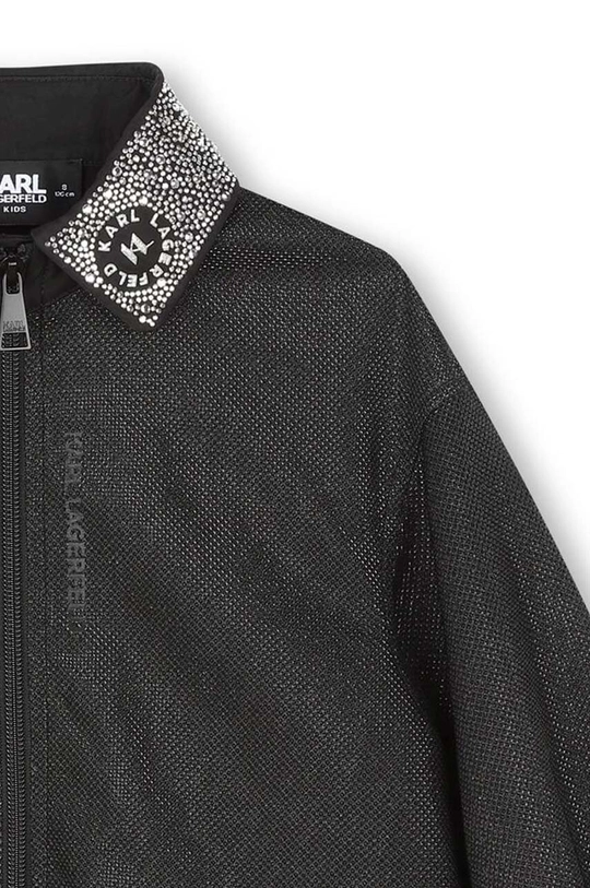 Karl Lagerfeld geaca bomber pentru copii negru Z30230.156.162