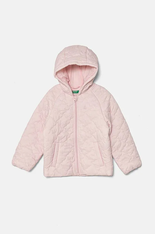 Детская куртка United Colors of Benetton с подкладкой розовый 2MJAGN031.P.Seasonal