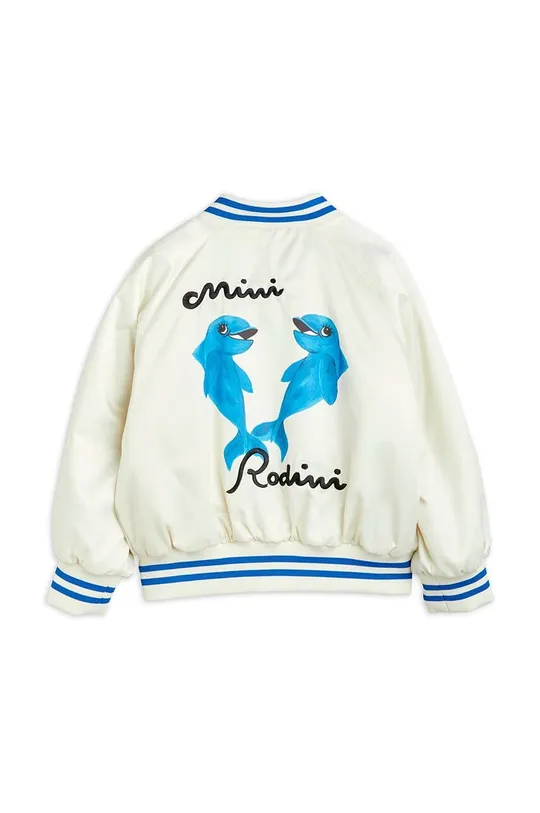 Дитяча куртка Mini Rodini Dolphins білий