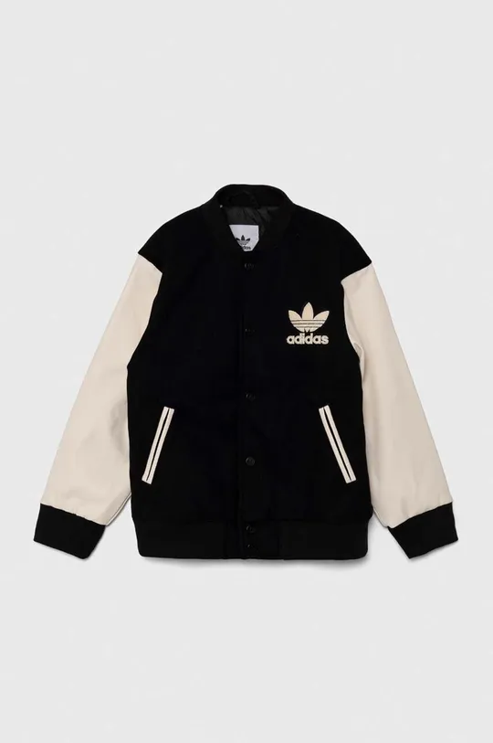 Dětská bomber bunda adidas Originals VRCTACKET IY7505 černá AW24