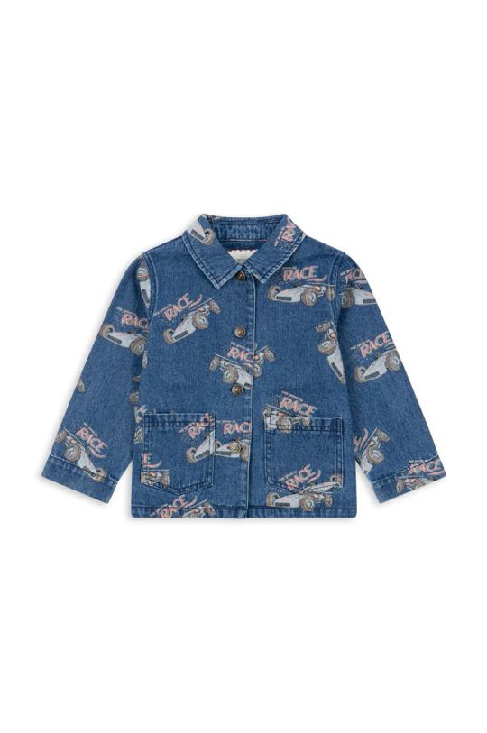 Konges Sløjd giacca jeans bambino/a MAGOT JACKET GOTS KS101586 blu AW24