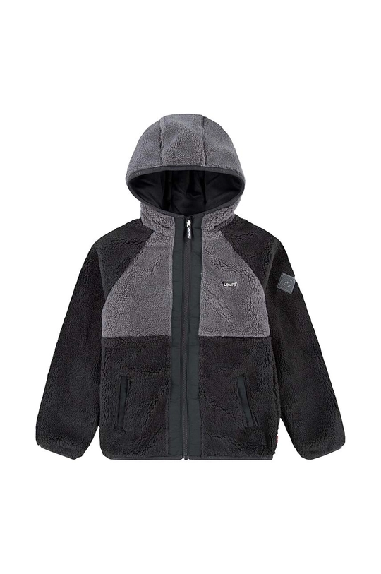 Levi's giacca per bambini SHERPA JKT foderato nero 8EL249