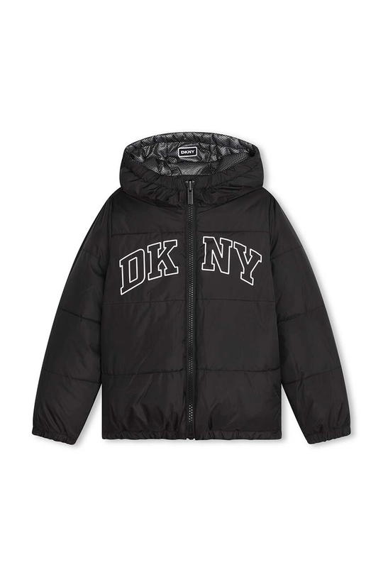 Detská obojstranná bunda Dkny čierna D60179.162.174